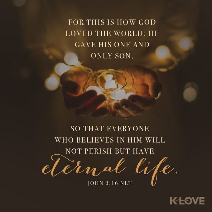 arigagawin_none's tweet photo. John 3:16, NLT:
"For this is how God loved the world: He gave his one and only Son, so that everyone who believes in him will not perish but have eternal life."

#YAHUSHUA #JESUSCHRIST #JESUS #CHRIST #LORD #GOD #SON #Love #Believes #Perish #EternalLife #LIFE #MNL48Alice #MNL48 https://t.co/Z3BbQxLC2f