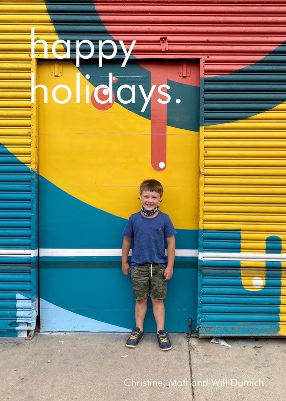 Happy Holidays from the Dumich Family.