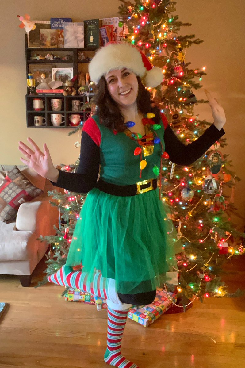 CouncilTms's tweet photo. Mr. West, Mrs. Stanton, and Ms. Cortese showing off their most festive apparel...  Remember to send pictures, names, and grade levels to fcortese@trinityhillers.net for a chance to win a prize! https://t.co/sq6oNa2aUs