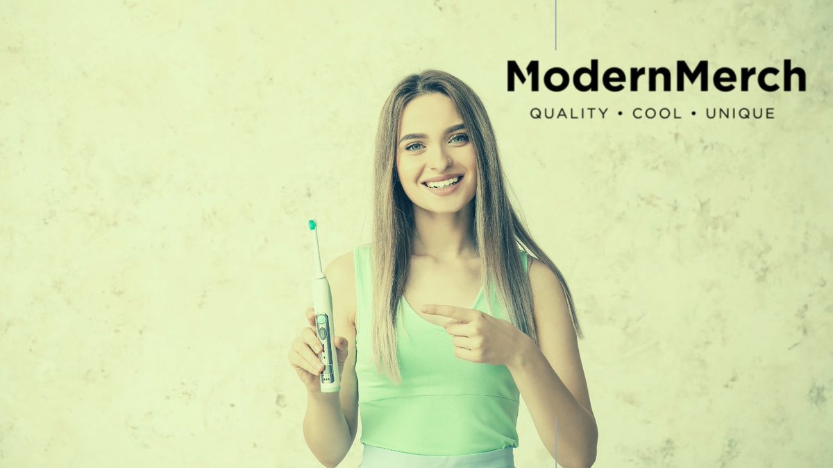 modern_merch's tweet photo. A review of studies revealed that electric toothbrushes decrease more plaque and gingivitis than manual toothbrushes in general.  😁

In fact, more effective cleaning is the reason why about 63% of electric toothbrush users made the switch from their manual toothbrushes. 🙌 https://t.co/54c96gdlnu
