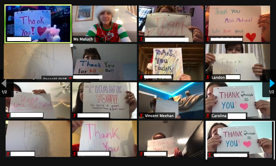 mmatuch1's tweet photo. When you're told they have something for you and show you this. Best gift ever from an amazing group of kids! Looking forward to 2021 and seeing them in person again. Until then, Happy Holidays to all! https://t.co/dHSkFcOkB3
