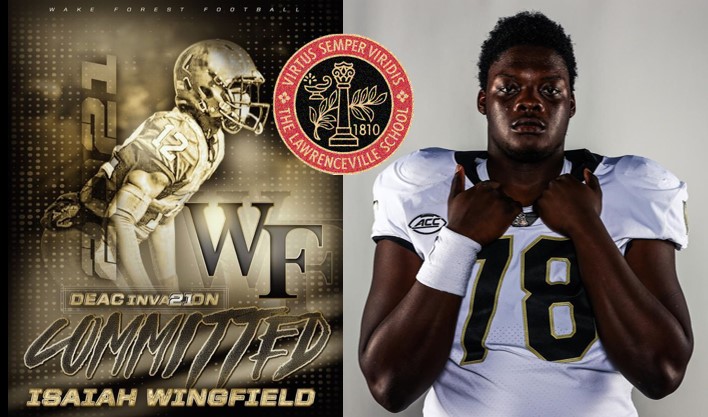 Congrats to Isaiah Wingfield '17 @zehwangz for committing to Wake Forest for a grad transfer year after an outstanding career at Harvard. Isaiah joins Christian Forbes '20 to make two Lawrentians competing for the Demon Deacs in 2021. #GoBigRed <a href="/WakeFB/">Wake Forest Football</a> <a href="/HarvardFootball/">Harvard Football</a>