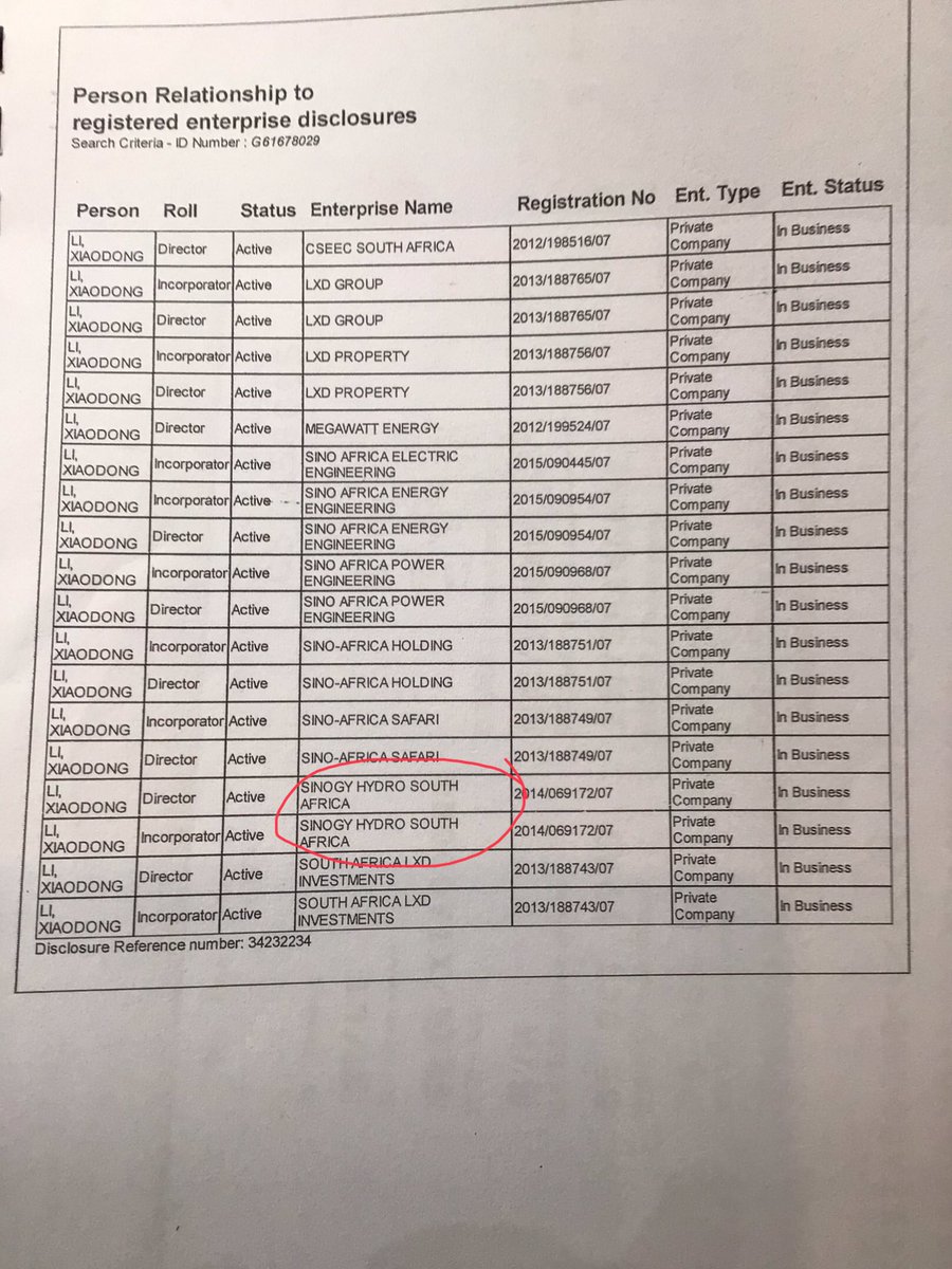 12. One of the 19 Companies of Mr Li Xiaodong, is now operating from Harare!  @matandamoyo  @ZACConline  @thabani_vusa  @MoJLPA There is also speculation from SA that he has also been issued with a Zim passport.