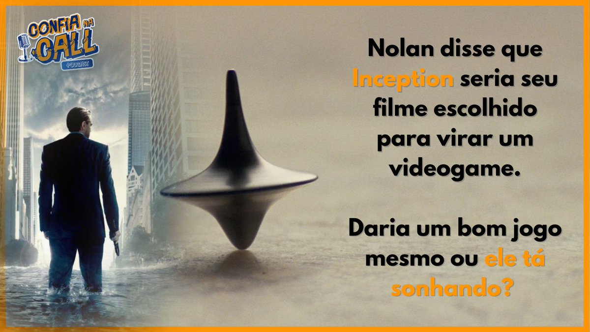 callconfia's tweet photo. #nolan #inception #aorigem #confianacall #podcast #ChristopherNolan https://t.co/pTUYjSGUaH