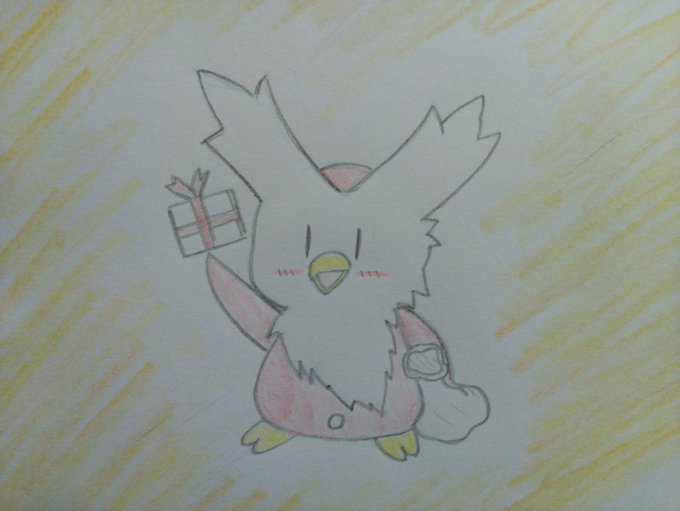 色違いデリバードのtwitterイラスト検索結果
