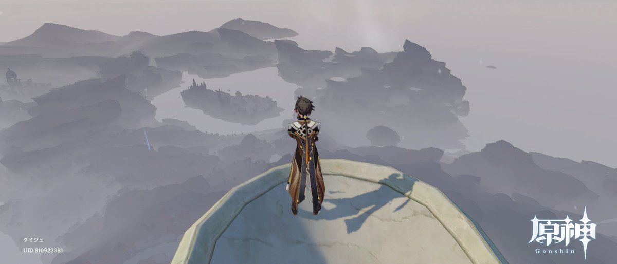 ダイジュ 原神 ドラゴンスパインの頂上に行けた 寒いのは結構しんどいデバフやった