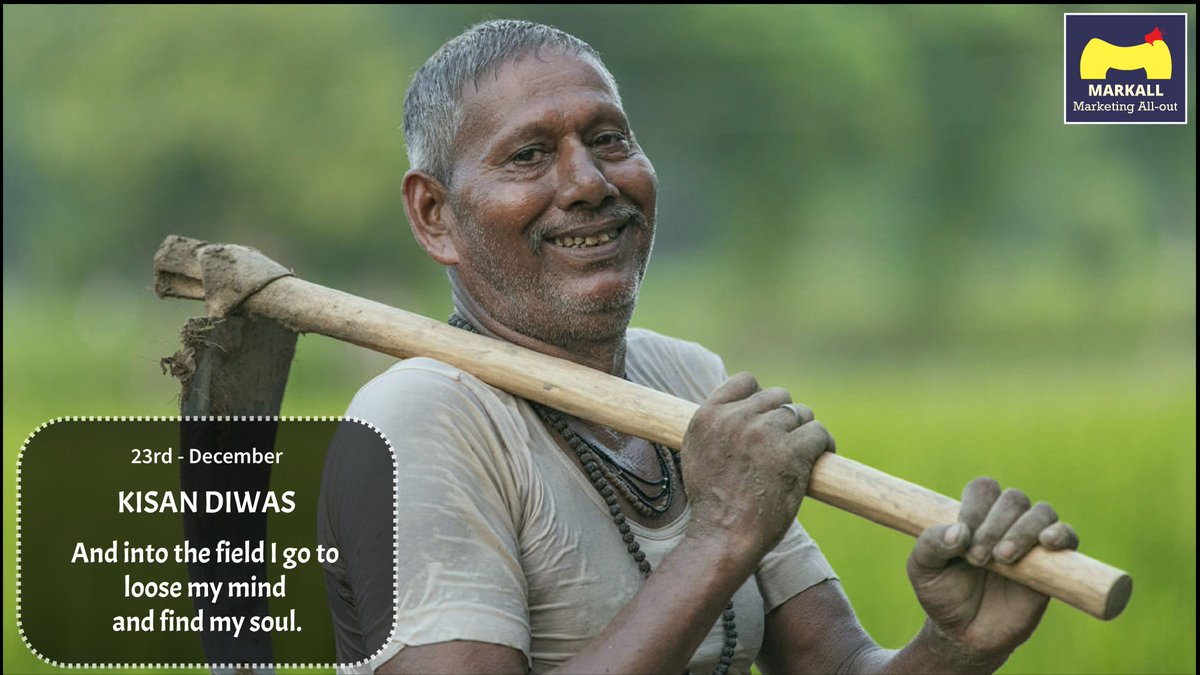 AllMarkall's tweet photo. #KisanDiwas https://t.co/3nhXCDCigZ