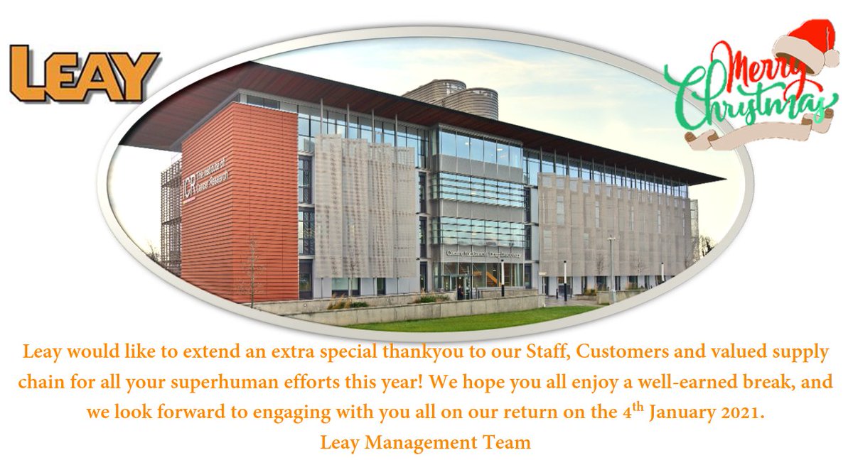 Merry Christmas to you all! - Leay will be closing from the evening of 23rd December until 4th January where we look forward to re-engaging with you all once more.