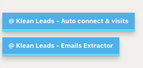 Klean Leads "LinkedIn extract emails"Download the Chrome ExtensionGo back to LinkedIn. You'll see these boxes on the bottom left.Click "emails extractor"Another box will pop up.Just click "extract emails from this search"
