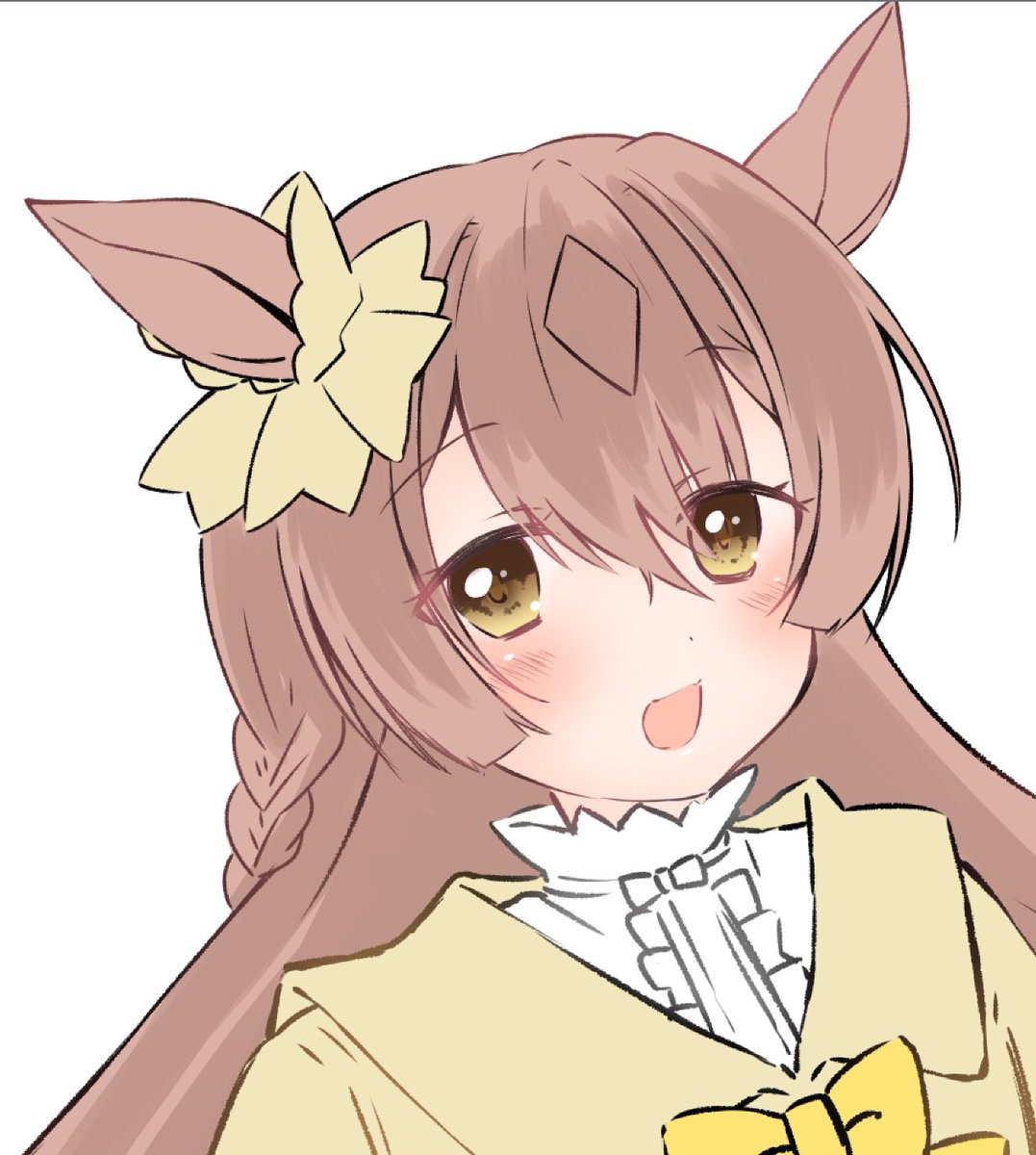 「今日はペンの充電が切れたからここまで。うんもーマジで可愛いサトノダイヤモンドたん」|itsumiP𓇼𓆡𓆉 ⋆のイラスト