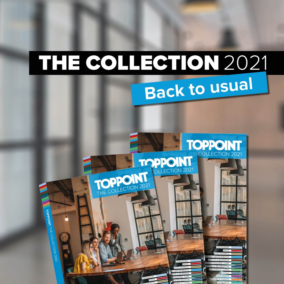 With pride we present Toppoints new catalogue: The Collection 2021. All products are shown in one clear catalogue again. Interested in our 2021 collection? You can order the catalogue and samples now on extranet, or take a look at the online version!

issuu.com/toppoint/docs/…