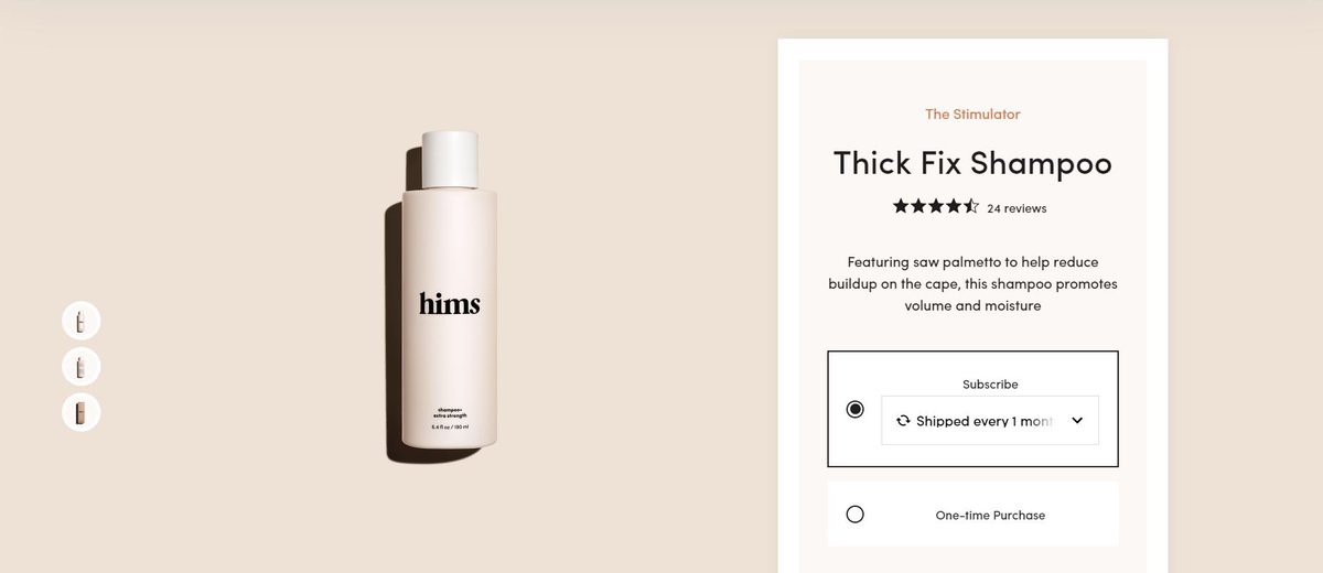 1. Him & HersFor couples that want to keep all of their soaps together in the shower without a bright array of color.Him & Hers gets the job done. Their pages and products are visually pleasing with simplicity.This brand sells the idea of simple & modern.