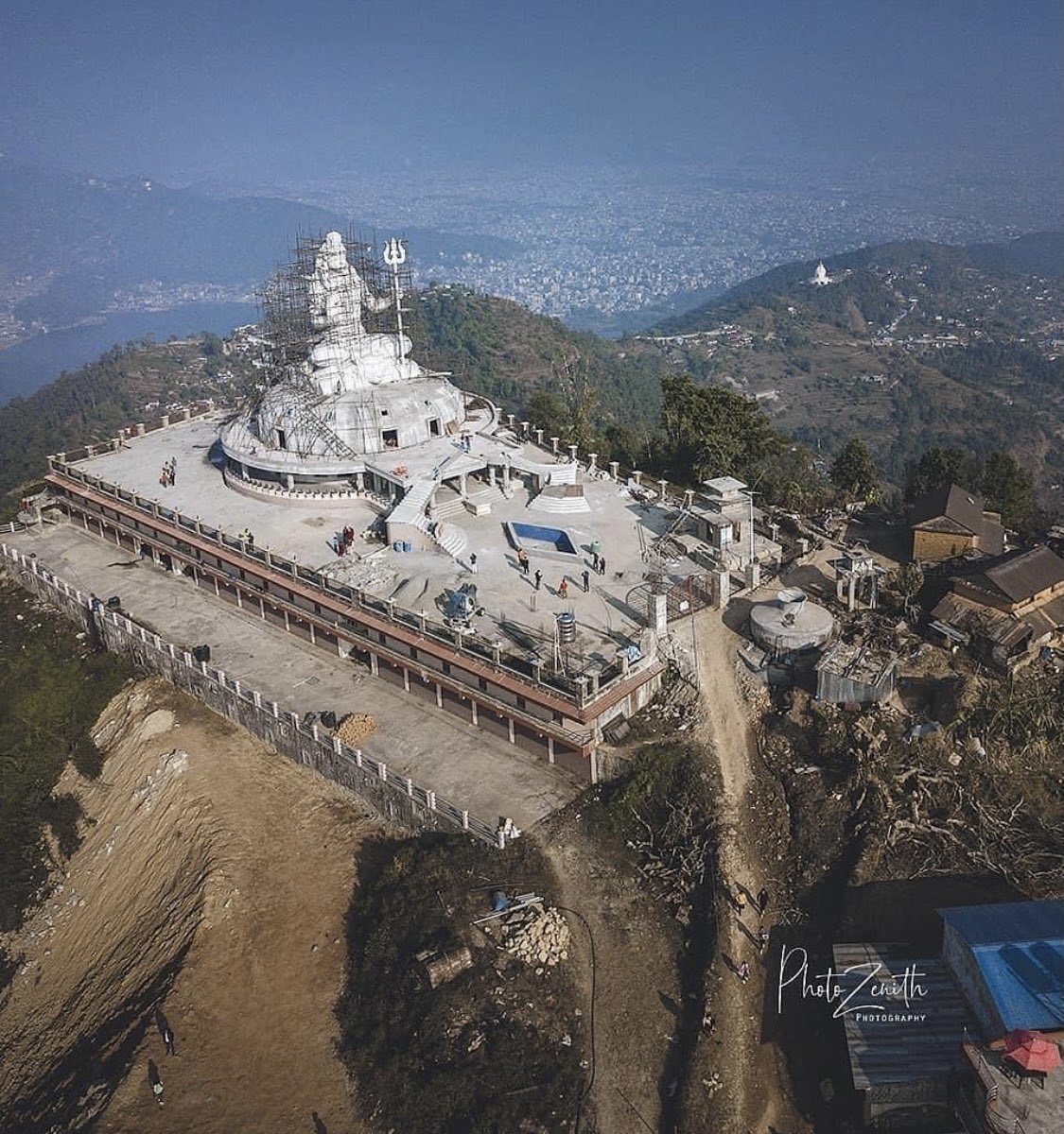 Underway construction of 52 ft. tall statue of  Lord Shiva at Pumdikot,Pokhara.Nepal

📷️@photozenithphotography

#photographersofnepal #bucketlistnepal #discovery #luxury #nepalhere #nepalnow #सनातन_धर्म_सर्वश्रेष्ठ_है #ॐ_नमः_शिवायः