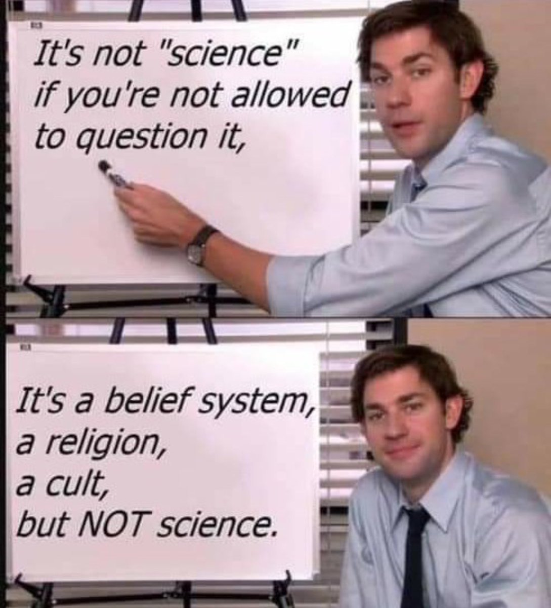 this is why they hurl words like "denier" at those that speak against orthodoxy. it's a liar's word.skepticism IS science. it forms its very integument. anyone claiming otherwise is a fool or a dissembler.stay strong. stay brave. stay free.