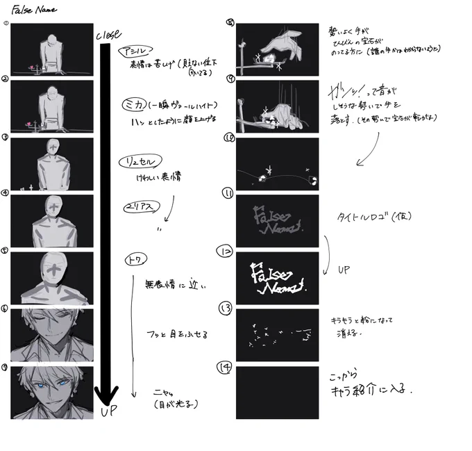 前半部分絵コンテ 