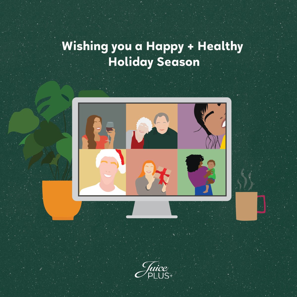 juiceplus's tweet photo. Bridge the gap between you and your loved ones this holiday! A game of charades, a sing-along, and a shared mealtime could help you and your family feel closer together, apart.
#Juiceplus #virtualholidays https://t.co/oZVSNZNDNW