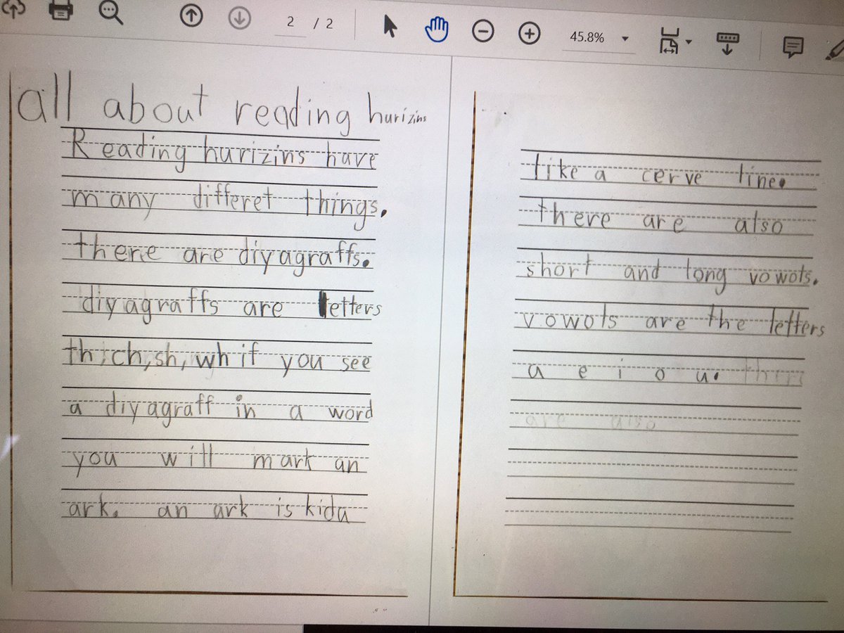 This 2nd graders informative writing piece makes a reading teachers ❤️ happy 😊 @NikolovLensi <a href="/SaraCreelyCB/">𝕊𝕒𝕣𝕒 ℂ𝕣𝕖𝕖𝕝𝕪</a> <a href="/CBColdSpringES/">CS Elementary</a> <a href="/ReadingHorizons/">Reading Horizons</a>