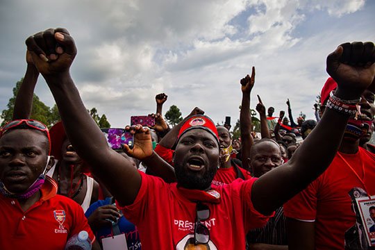 UPPAward's tweet photo. Documenting Democracy: The Pangs of Change by @Katumbabadru1

Check out Badru's continued efforts towards documenting Bobi Wine’s campaign trail to the January 14, 2021 general and presidential elections.

See more of this story:
https://t.co/i7IG8h5DY3 https://t.co/50T5uBbEe5