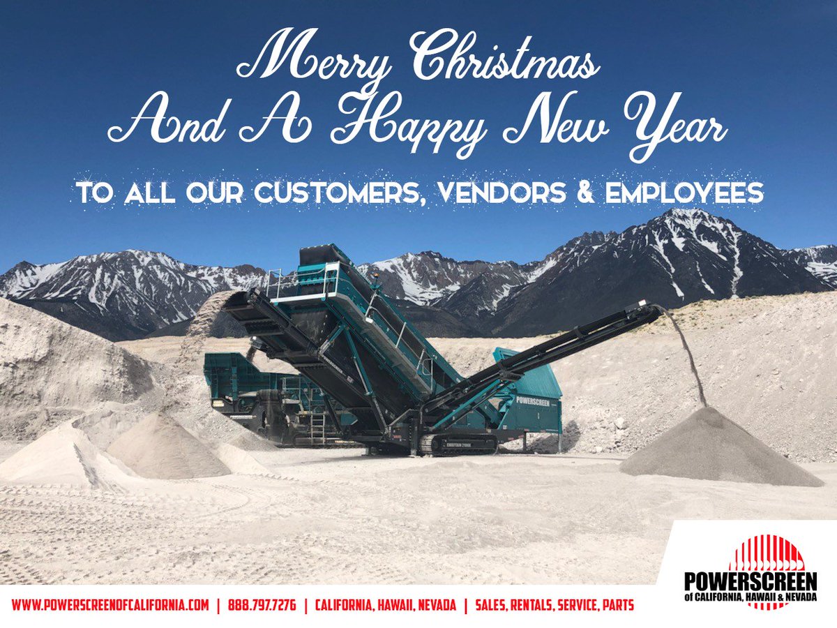 Powerscreen of California, Hawaii & Nevada tweet media
