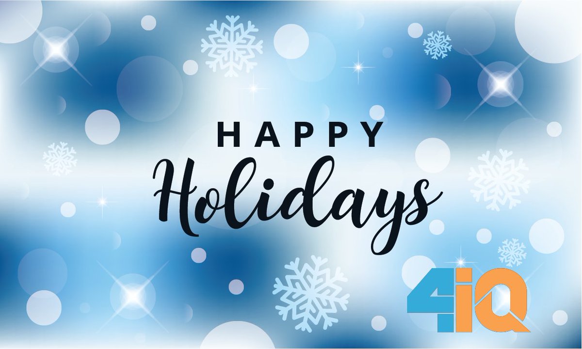 4IQsolutions's tweet image. Wishing you all a safe, warm and happy holiday season from all of us here at 4iQ Solutions.  Looking forward to all 2021 will bring.  Cheers!