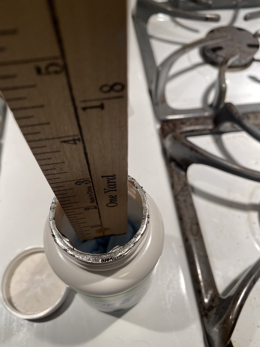 TomGhinder's tweet photo. @BayerPharma, Is this your product?  Could you consider doing better for our global health? I just opened my bottle of vitamins. Nearly 3 inches of air in the top of this bottle.  A waste of plastic, cardboard, shipping space, shipping weight.  Please, do better. https://t.co/6CCU1xoYwJ