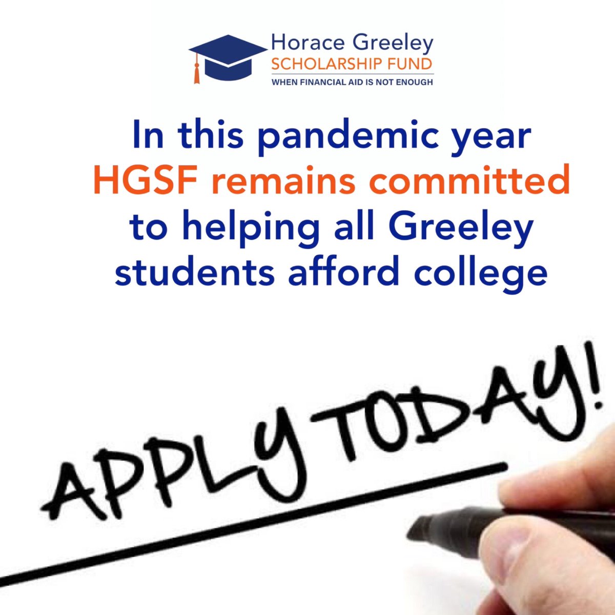 HoraceGreeleySF's tweet photo. No need to wait for an acceptance to apply. Start your @hgscholarshipfund application during your break. Visit https://t.co/yxGd2XCRAx. #NeedBasedAid #ConfidentialAssistance #GreeleyAlums #Chappaqua #ChappaquaMoms #WeAreChappaqua #WeLoveChappaqua @chappaqua_csd @hghsalumni https://t.co/0OMtsCzPwt
