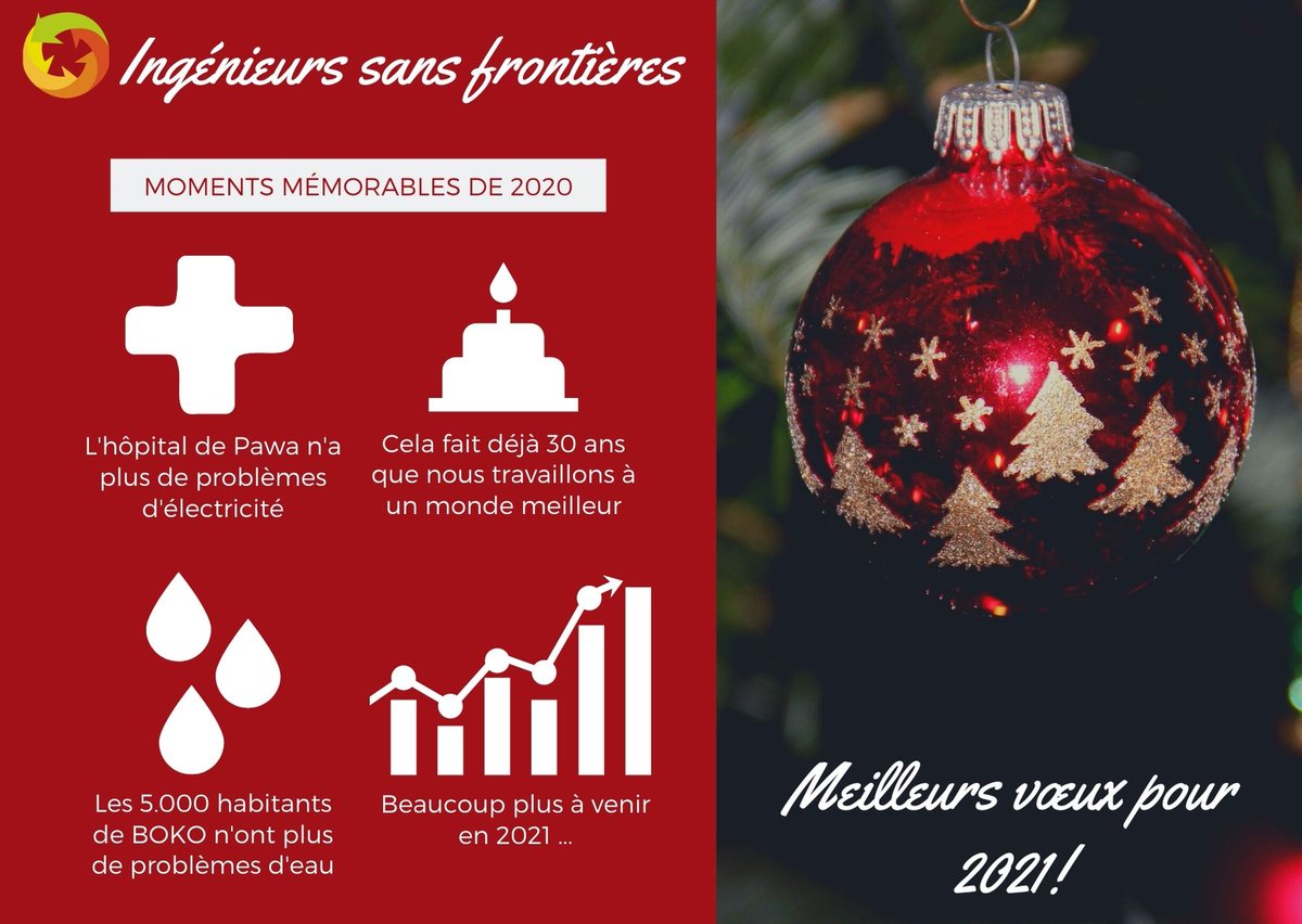 ISF vous présente ses meilleurs vœux pour 2021 !