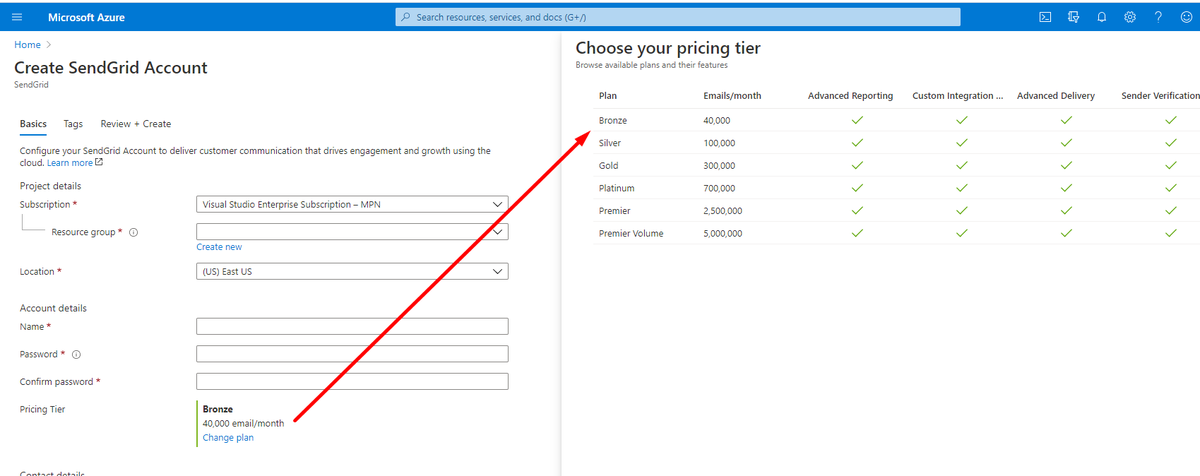 Does anyone aware that <a href="/SendGrid/">۟</a> Azure free plan is not available anymore? 🤔