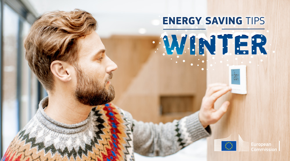 Energy4Europe's tweet photo. Perhaps you got a nice Christmas jumper yesterday? 🎁
Put it on! 😊 Lower the temperature by 1 degree or 2 and save both energy &amp; money! #SaveEnergy https://t.co/nTNqc9Jva4