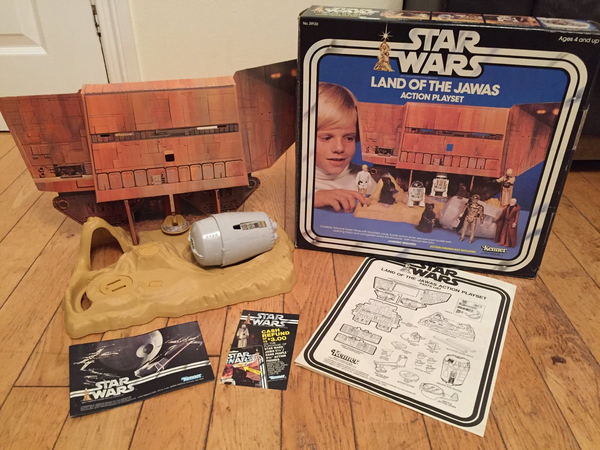 WookieeChips's tweet photo. Vintage #Kenner #StarWars Land of the Jawas playset 1979. https://t.co/ieR73aGd5h