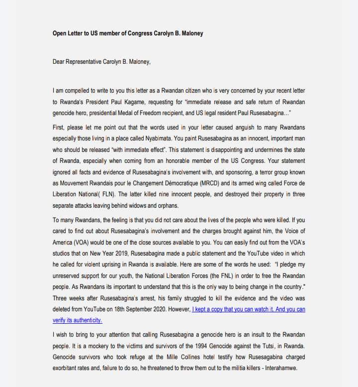 alicecyusa's tweet photo. Dear @KimDozier :Merry Christmas!
Your article on #Rusebagina is #one_sided & #incomplete: 9 Innocent #Rwandans were killed by a #terror group #formed & #financed by #Rusesabagina
Please read this open letter addressed to @RepMaloney
https://t.co/mdYHSIFiVP https://t.co/CtRSRLo3n6