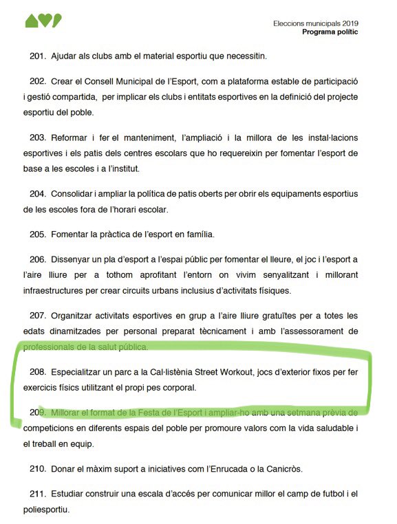 JuntsTiana's tweet photo. 🙋‍♂️Holi @Aj_Tiana 

Mesura 208 del programa de @JuntsTiana 

🏃🏻‍♂️🤸🏼‍♂️ https://t.co/Yeiu7DrHoQ

Gràcies, govern municipal, per seguir agafant-ne idees. 😉 https://t.co/y62sOvskLS