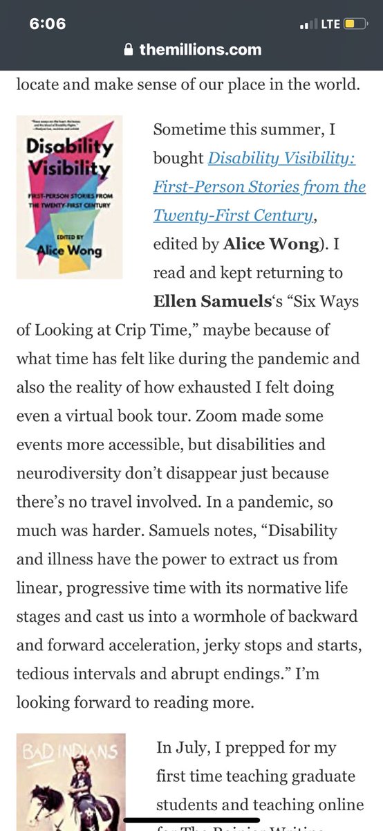 Here’s a little about ⁦@SFdirewolf⁩’s anthology #DisabilityVisibility themillions.com/2020/12/a-year…