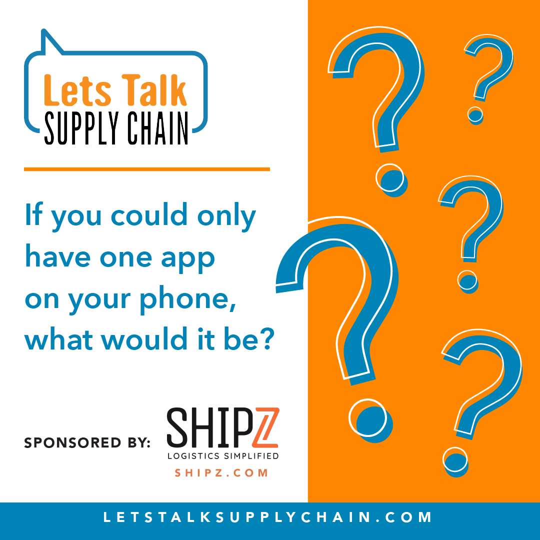 LetsTalkSChain's tweet photo. For our #QuestionOfTheWeek we want to get personal with our Supply Chainers!
"If you could only have one app on your phone, what would it be?"
▶️ Facebook? 📱
▶️ Whatsapp? 📞
▶️ The news? 📑
▶️ Weather? ☀️
#LetsTalkSC #SupplyChain #Logistics https://t.co/9YOmsffydy