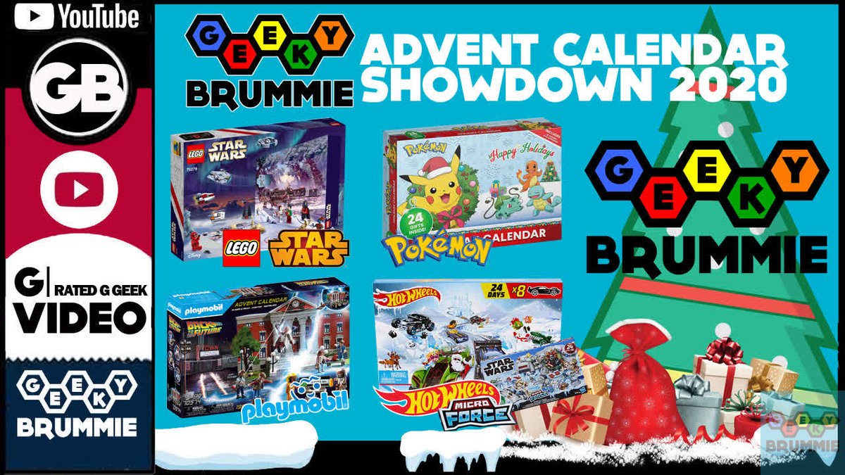 GeekyBrummie's tweet photo. Our #Advent #Calendar showdown is underway as we reveal the contents of our #playmobil #pokemon #hotwheels #lego #starwars & #microforce calendars. Check it out on our #YouTube channel - https://t.co/BXbEbsYVMW - 0h and don't forget to subscribe ^KB https://t.co/3xG0DmuO2O