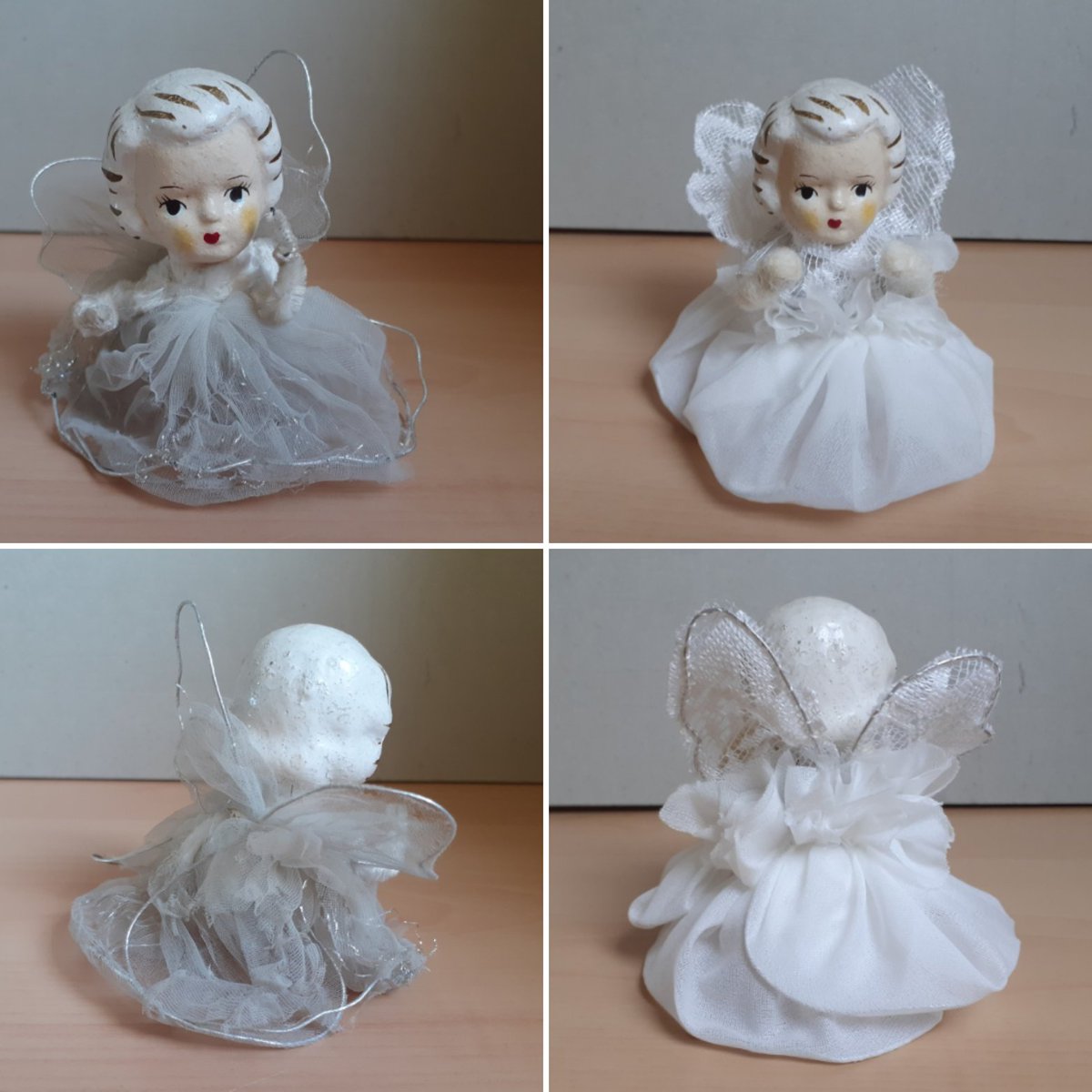cheshlie's tweet photo. @thecwordpodcast I recently repaired a lovely antique Christmas fairy that belongs to my mother-in-law 🙂. A fun #conservationAtHome project to keep my hand in while the job hunt continues #EmergingConservator 🎄🧚♀️ https://t.co/C5dw4wwU2q