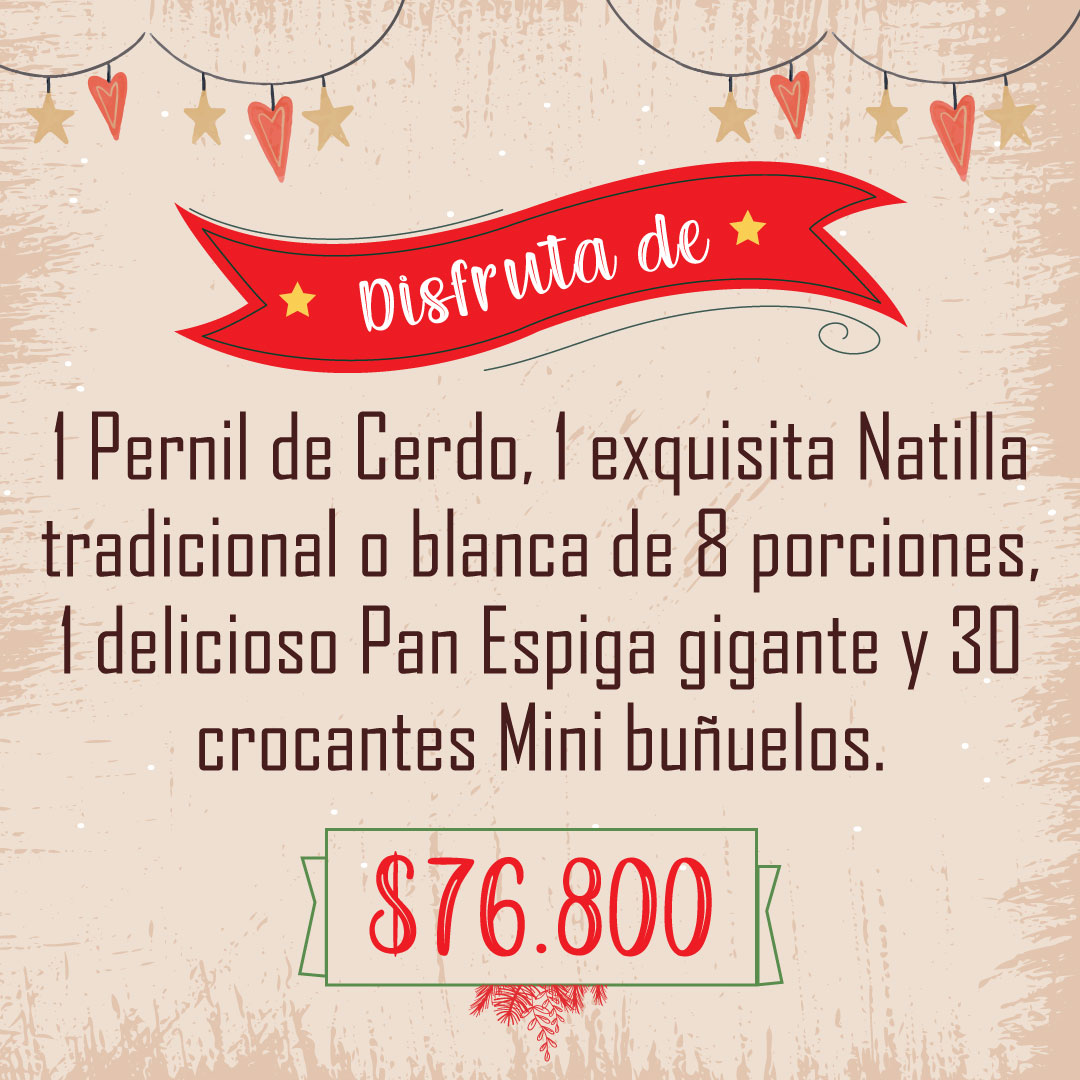 ¿Aún no sabes que preparar para tu cena Navideña? 🤔 ¡No te preocupes! Disfruta de este increíble Kit y comparte en familia 🥰✨😋

☎ Llama al 487 7777 o al 3009109611

#PanPaYa #SiempreDelicoso #NavidadPanPaYa #ElValorDeEstarJuntos