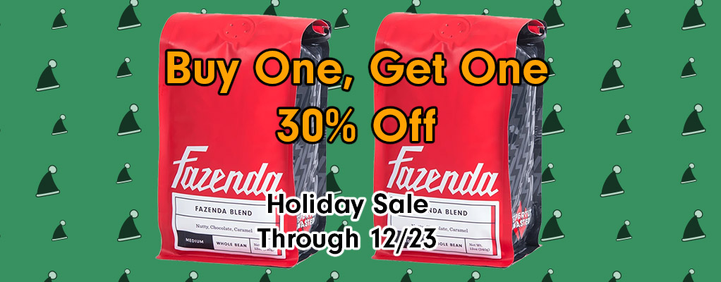 LAST DAY: Buy One, Get One 30% Off! 🎅You can still get stocked before Christmas - just select "Local Pickup" at checkout, and we'll have your order ready for pick up at our roastery in Dedham, MA within an hour! Pickup through 3PM today &amp; tomorrow. - mailchi.mp/4b476a9a7954/b…