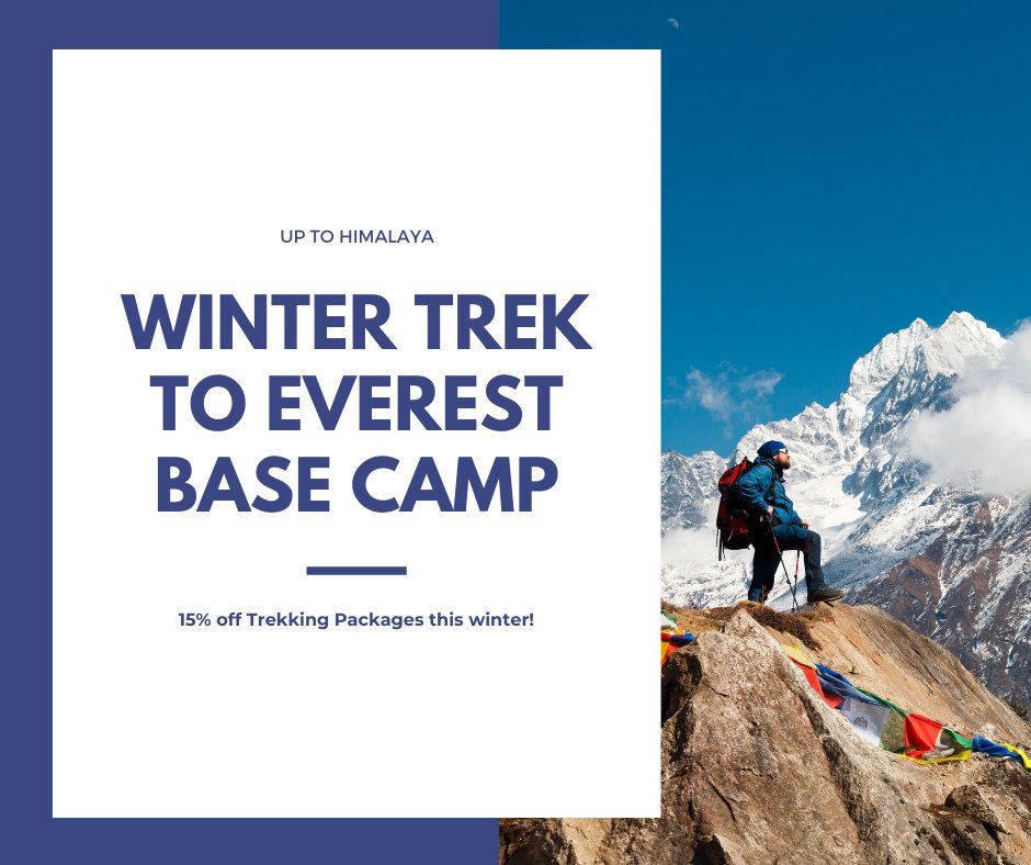 uptohimalaya's tweet photo. Winter Trek to Everest Base Camp, 😍 15% OFF
Visit Our Website To Book Your Trek🙂
https://t.co/8A8LSQ5Cap https://t.co/aZphrkZXzY