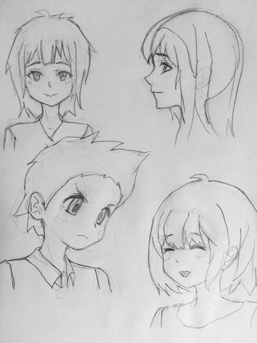 何も見ないで描くと消しあとが凄い(  ・᷄-・᷅ )今、自分が何を描けないかわかった気がする。ちゃんと観てさらにインプットするぞ! 
