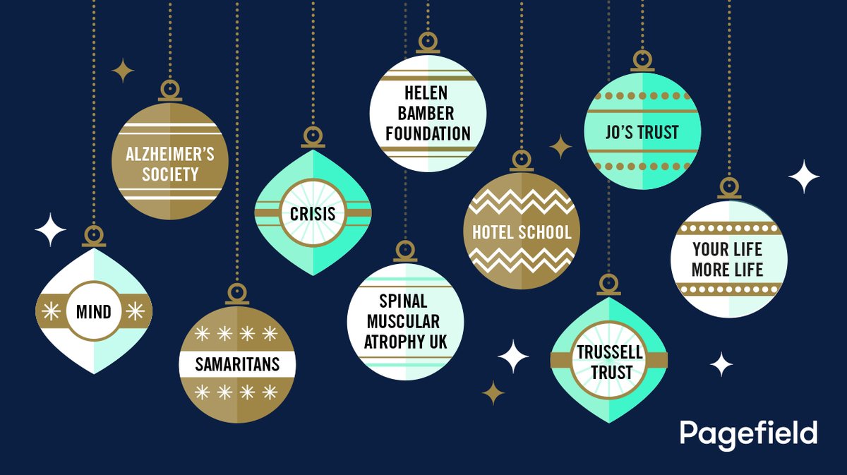PagefieldLondon's tweet photo. Now more than ever is the time for giving, so this Christmas Pagefield will be donating to 10 extraordinary charities who have helped so many people through the most challenging of years.

We would like to wish our clients, friends &amp; extended family a happy &amp; peaceful Christmas🎄 https://t.co/kgODQkini6