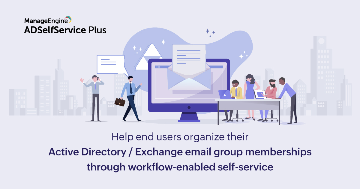 ManageEngineIAM's tweet photo. #Tip: Are your users frustrated with all the unsolicited emails they're receiving? Help them with subscribing or unsubscribing from the email groups: https://t.co/dmV43CeW74
#ActiveDirectory #mailgroup #distributiongroup #ITsecurity https://t.co/2UTHn1a4GR