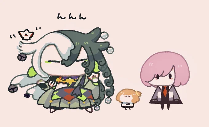 リンボを小さく描くとマスターはこれくらいになるのでは……? 