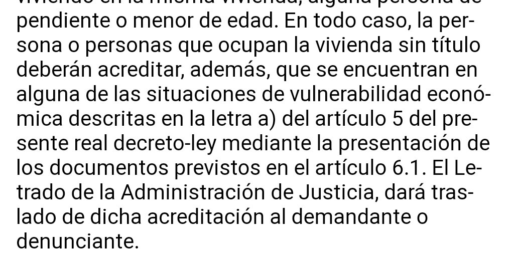 lugaricano's tweet photo. El decreto de protección de los Okupas, en el BOE de ayer. Entre usted con violencia, quédese tranquilo en la vivienda, que le ley le protege si es "vulnerable".  El gobierno de"progreso" donde progreso se define como dirección Venezuela, no Dinamarca. https://t.co/0vaUEiuLVu