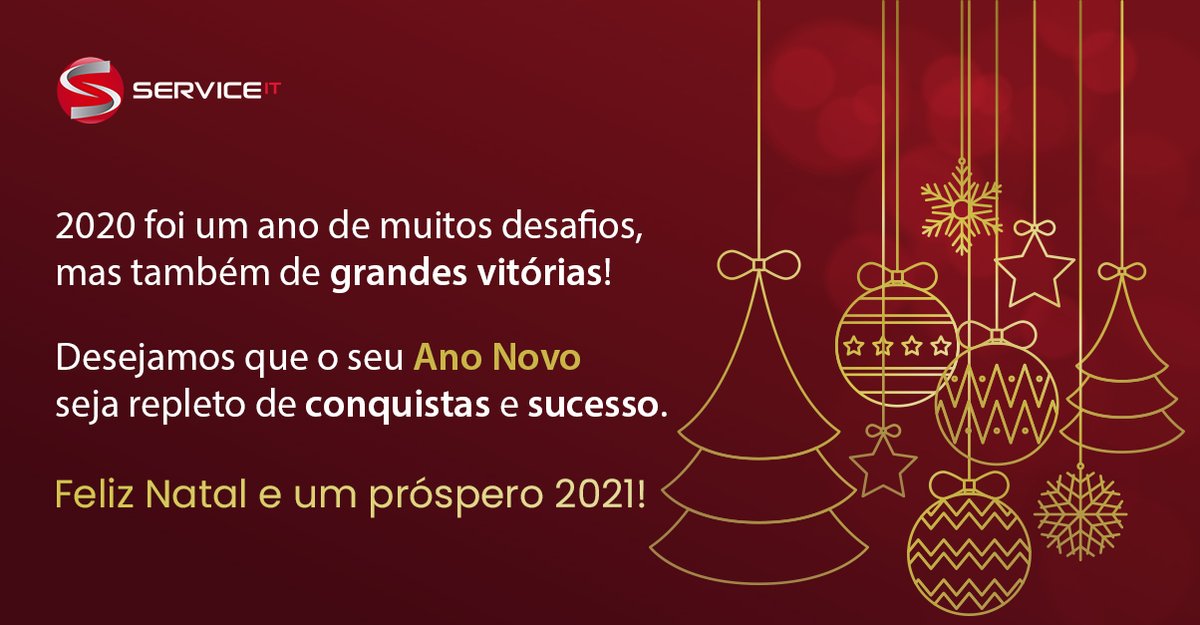 A Equipe Service IT deseja a todos ótimas festas!!!
