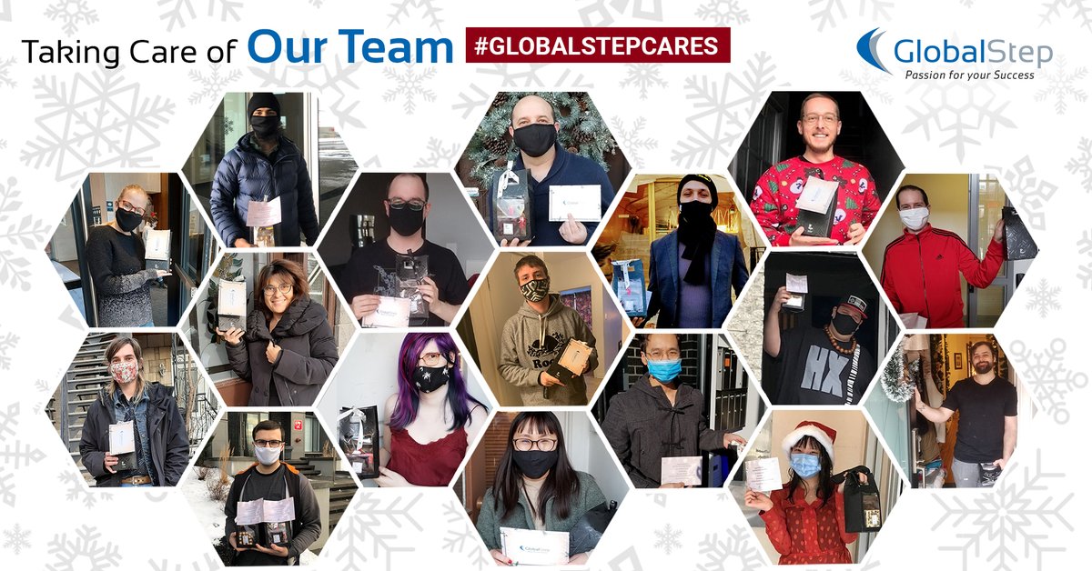 GlobalStep's tweet photo. Proud to be part of the GlobalStep family. Our team in Montreal spread some holiday cheer this weekend by hand delivering gifts to employees. This is employee appreciation in action! #GlobalStepCares #GlobalStep https://t.co/JDPtK9NXuM