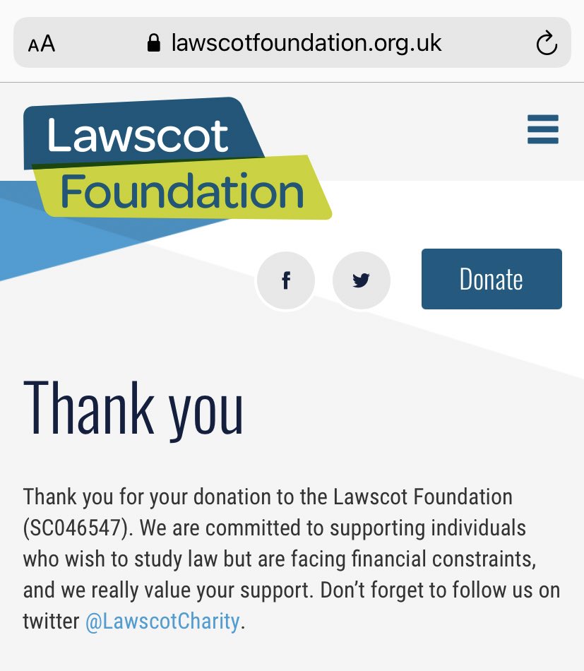 Just donated to the brilliant #LawScotPassTheParcel campaign for a brilliant cause and now pass the parcel to my fellow <a href="/In_houseLawyers/">In-house LawScot</a> members. Merry Christmas all! 🎄