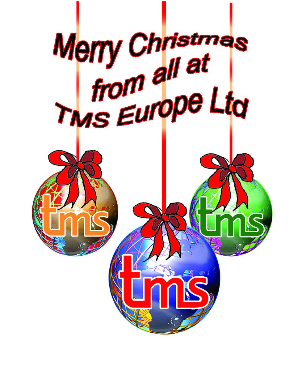TMSEurope's tweet photo. Merry Christmas from TMS Europe!  2020 has been such a busy year, we would like to thank both our dedicated staff, and our valued customers for their continued support over this challenging time, and wish you all a safe and peaceful Christmas and all the best for 2021 😃 https://t.co/m159lVlBf4