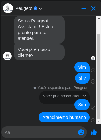 austonrd's tweet photo. @OficialPeugeot A @OficialPeugeot não contente em me frustar com a peça quebrada, ainda me deixa no vácuo no facebook. Acho que o bot saiu as 11:40 pra almoçcar! Lamentável!!! https://t.co/AYnYwSm7eZ