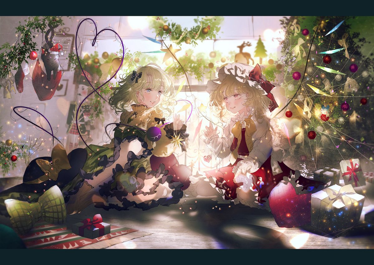 フランドール・スカーレット ,古明地こいし 「❤️Merry Christmas? 」|majamari🦋例大祭 え-29aのイラスト